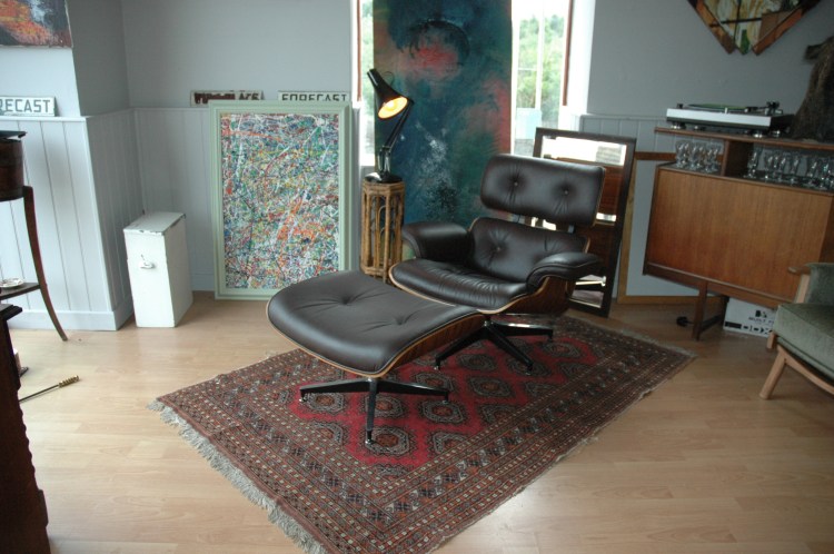 Eames chair and footstool