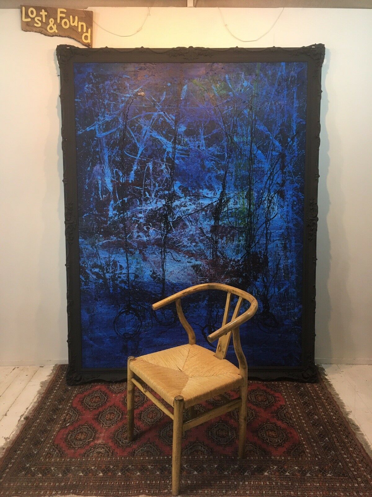 Large Abstract Mixed media on canvas